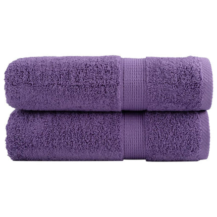 håndklæder SOLUND 2 stk. Premium 70x140 cm 600 g/m2 lilla