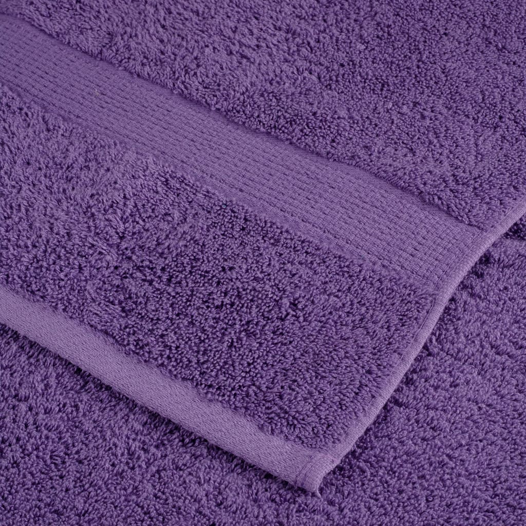 håndklæder SOLUND 4 stk. Premium 70x140 cm 600 g/m2 lilla