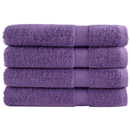 saunahåndklæder SOLUND 4 stk. Premium 80x200 cm 600 g/m2 lilla