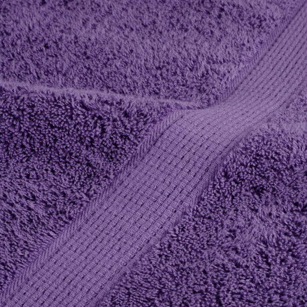 håndklæder SOLUND 10 stk. Premium 100x200 cm 600 g/m2 lilla
