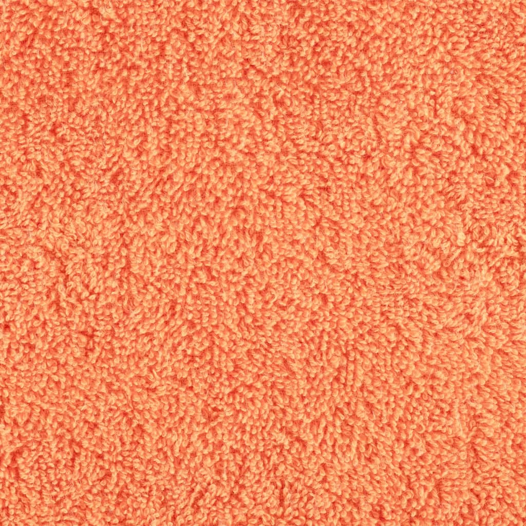 Premium vaskehåndklæder SOLUND 4 stk. orange 30x30 cm 600 gsm