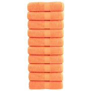 Premium vaskehåndklæder SOLUND 10 stk. orange 30x30 cm 600 gsm