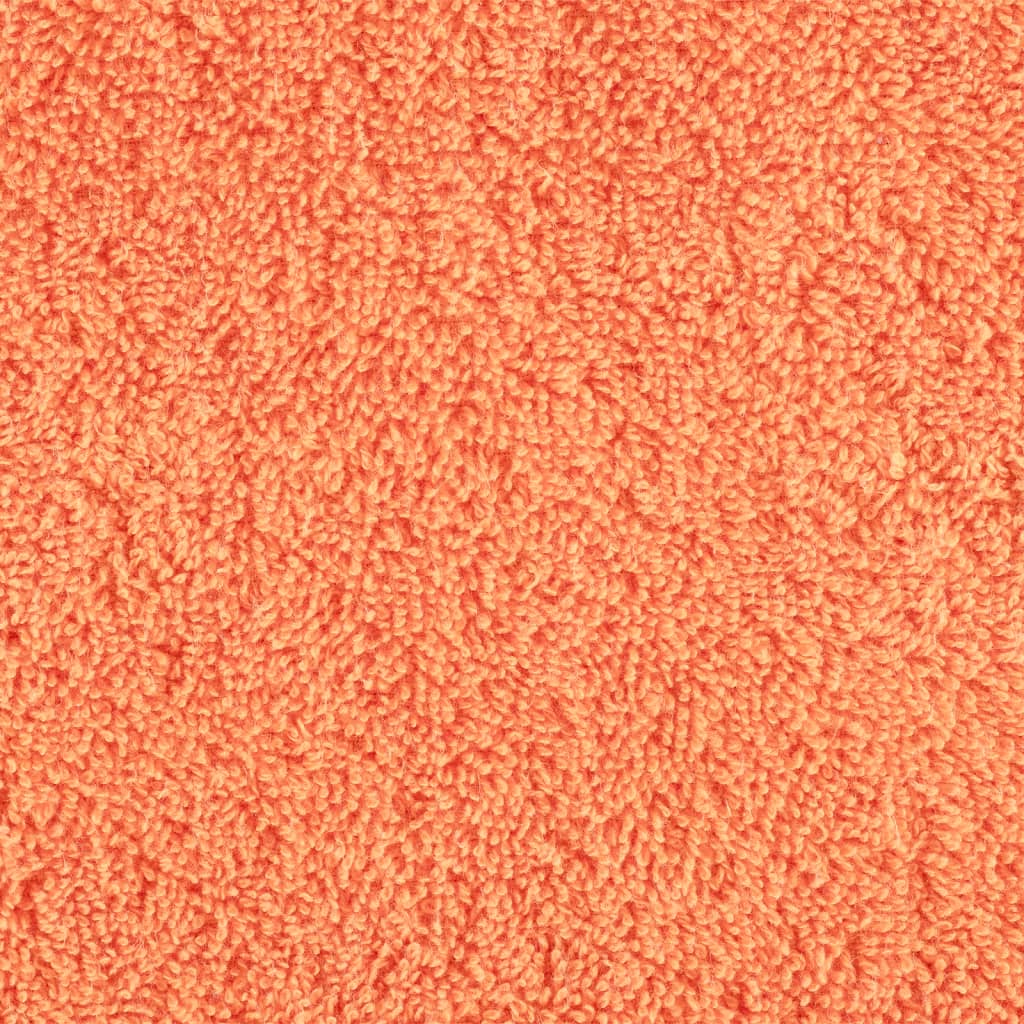 Premium vaskehåndklæder SOLUND 10 stk. orange 30x30 cm 600 gsm