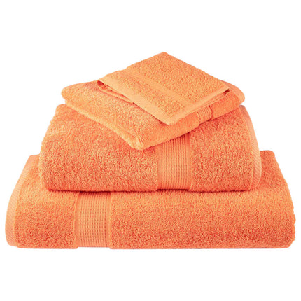 gæstehåndklæder SOLUND 4 stk. Premium 30x50 cm 600 g/m2 orange