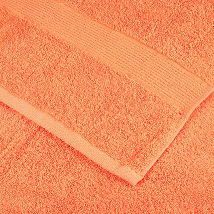 gæstehåndklæder SOLUND 4 stk. Premium 30x50 cm 600 g/m2 orange