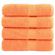 håndklæder SOLUND 4 stk. Premium 70x140 cm 600 g/m2 orange