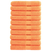 saunahåndklæder SOLUND 10 stk. Premium 80x200 cm 600g/m2 orange