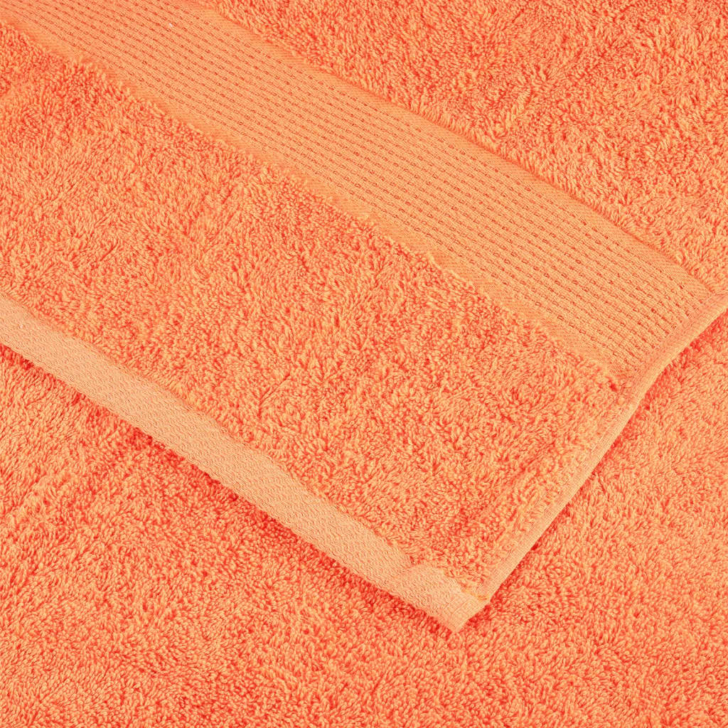 saunahåndklæder SOLUND 10 stk. Premium 80x200 cm 600g/m2 orange