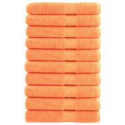 håndklæder SOLUND 10 stk. Premium 100x200 cm 600 g/m2 orange