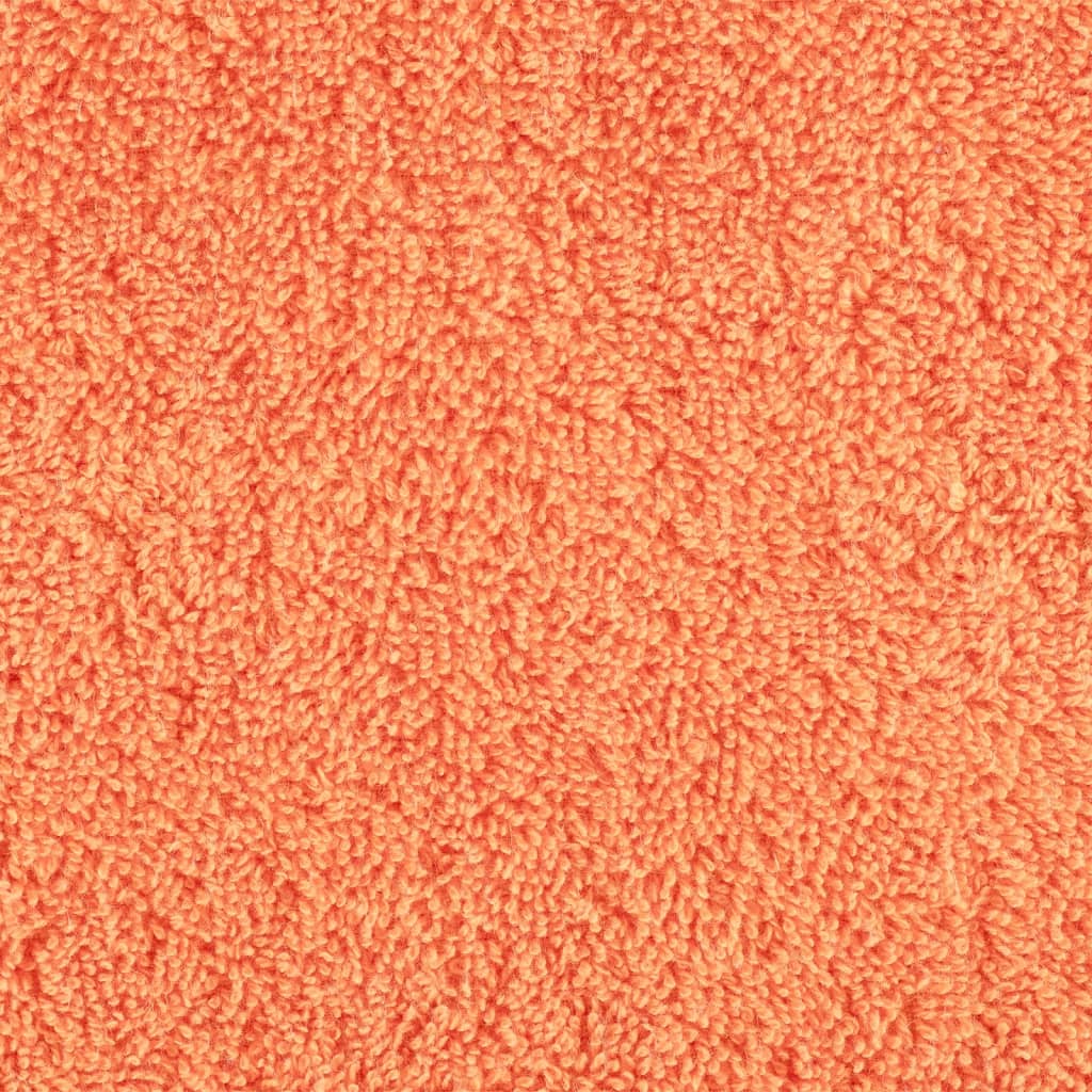håndklæder SOLUND 10 stk. Premium 100x200 cm 600 g/m2 orange