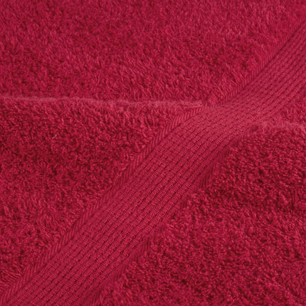 Premium badehåndklæder SOLUND 10 stk. rød 100x150 cm 600 gsm