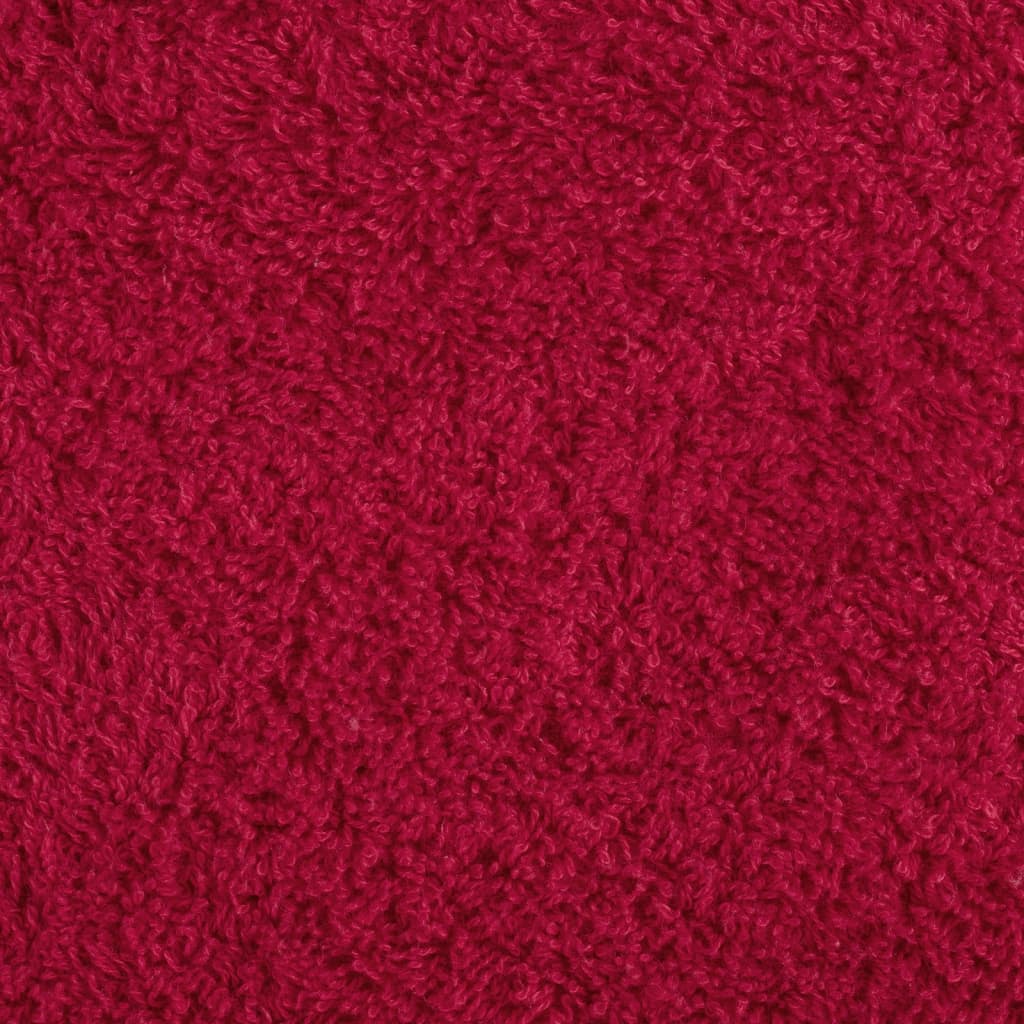 saunahåndklæder SOLUND 2 stk. Premium 80x200 cm 600 g/m2 rød