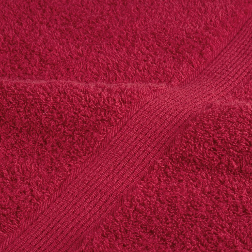 saunahåndklæder SOLUND 2 stk. Premium 80x200 cm 600 g/m2 rød