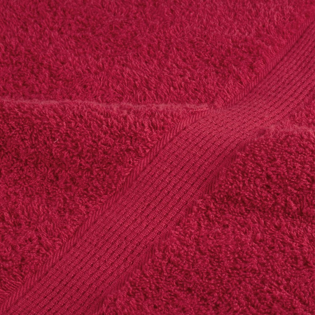 saunahåndklæder SOLUND 4 stk. Premium 80x200 cm 600 g/m2 rød