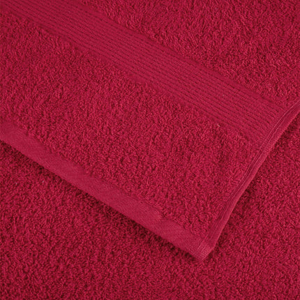 saunahåndklæder SOLUND 10 stk. Premium 80x200 cm 600 g/m2 rød