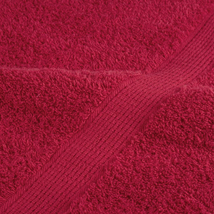 håndklæder SOLUND 4 stk. Premium 100x200 cm 600 g/m2 rød