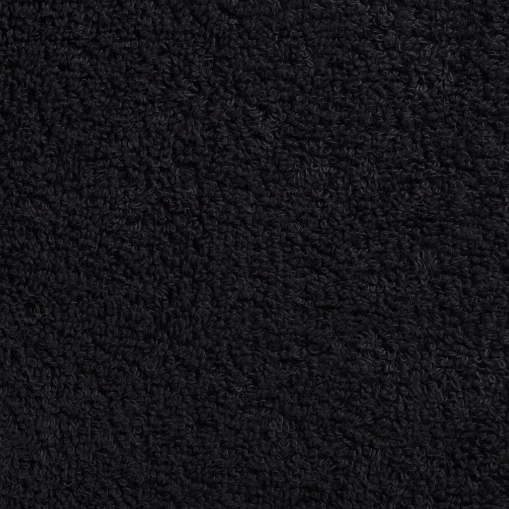 gæstehåndklæder SOLUND 2 stk. Premium 30x50 cm 600 g/m2 sort