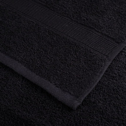 håndklæder SOLUND 10 stk. Premium 50x100 cm 600 g/m2 sort