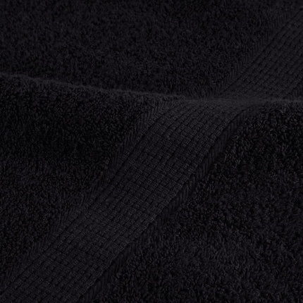 Premium badehåndklæder SOLUND 10 stk. sort 100x150 cm 600 gsm