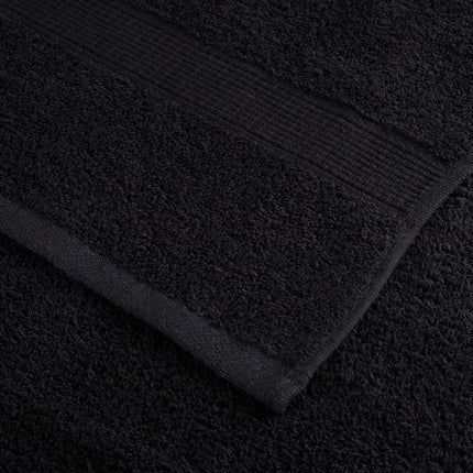 håndklæder SOLUND 10 stk. Premium 100x200 cm 600 g/m2 sort