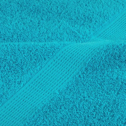 gæstehåndklæder SOLUND 4 stk. Premium 30x50 cm 600 g/m2 turkis