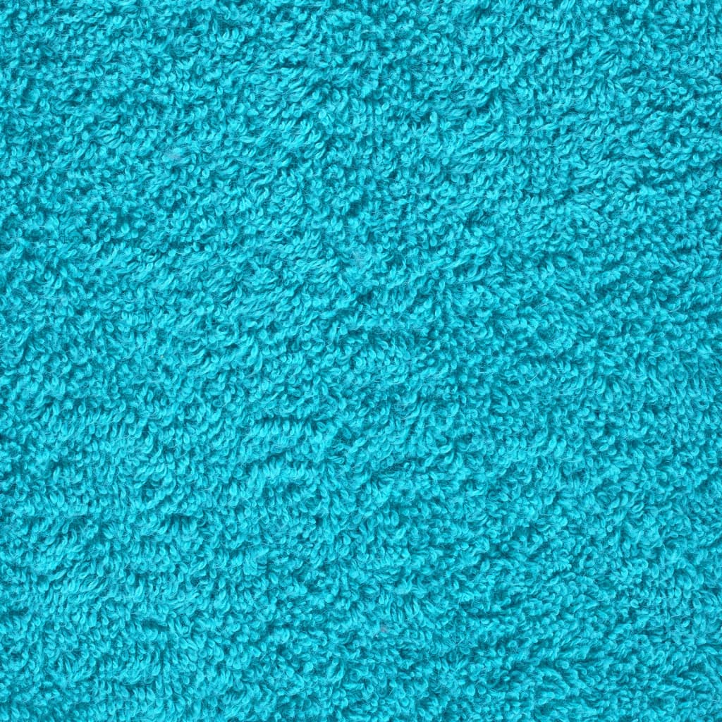 gæstehåndklæder SOLUND 10 stk. Premium 30x50 cm 600 g/m2 turkis