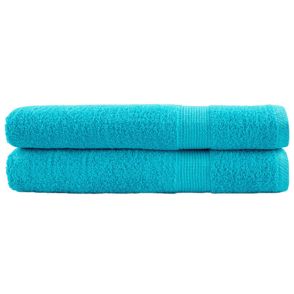 saunahåndklæder SOLUND 2 stk. Premium 80x200 cm 600 g/m2 turkis