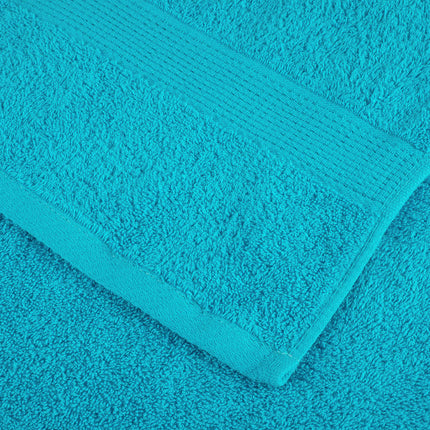 håndklæder SOLUND 4 stk. Premium 100x200 cm 600 g/m2 turkis