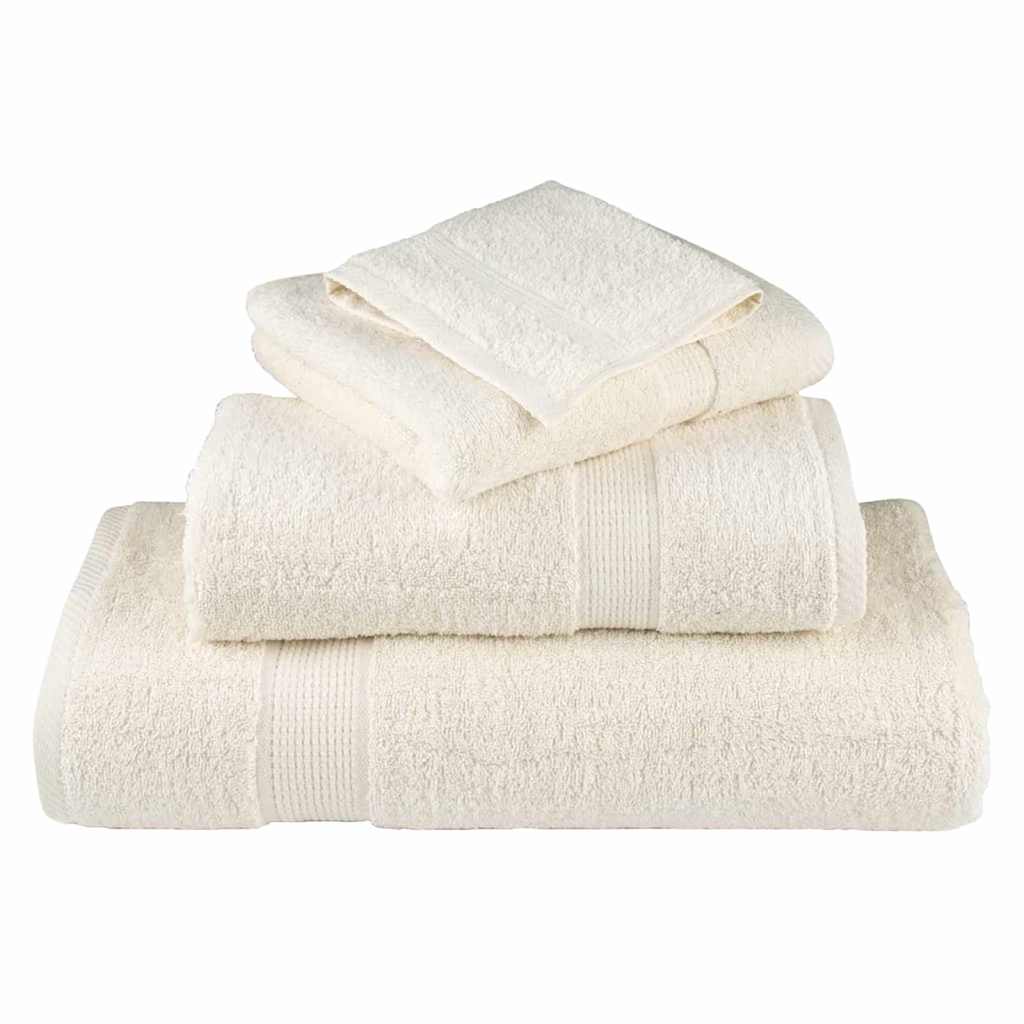 Gæstehåndklæde SOLUND 2 pcs Creme 15 x 21 cm 550 gsm