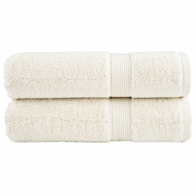 håndklæder SOLUND 2 stk. Premium 50x100 cm 600 g/m2 cremefarvet