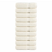 håndklæder SOLUND 10 stk. Premium 50x100 cm 600g/m2 cremefarvet