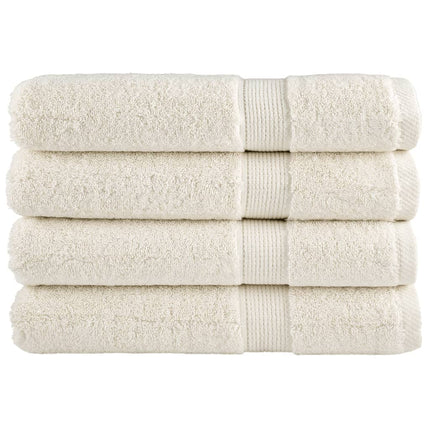 håndklæder SOLUND 4 stk. Premium 100x200 cm 600g/m2 cremefarvet