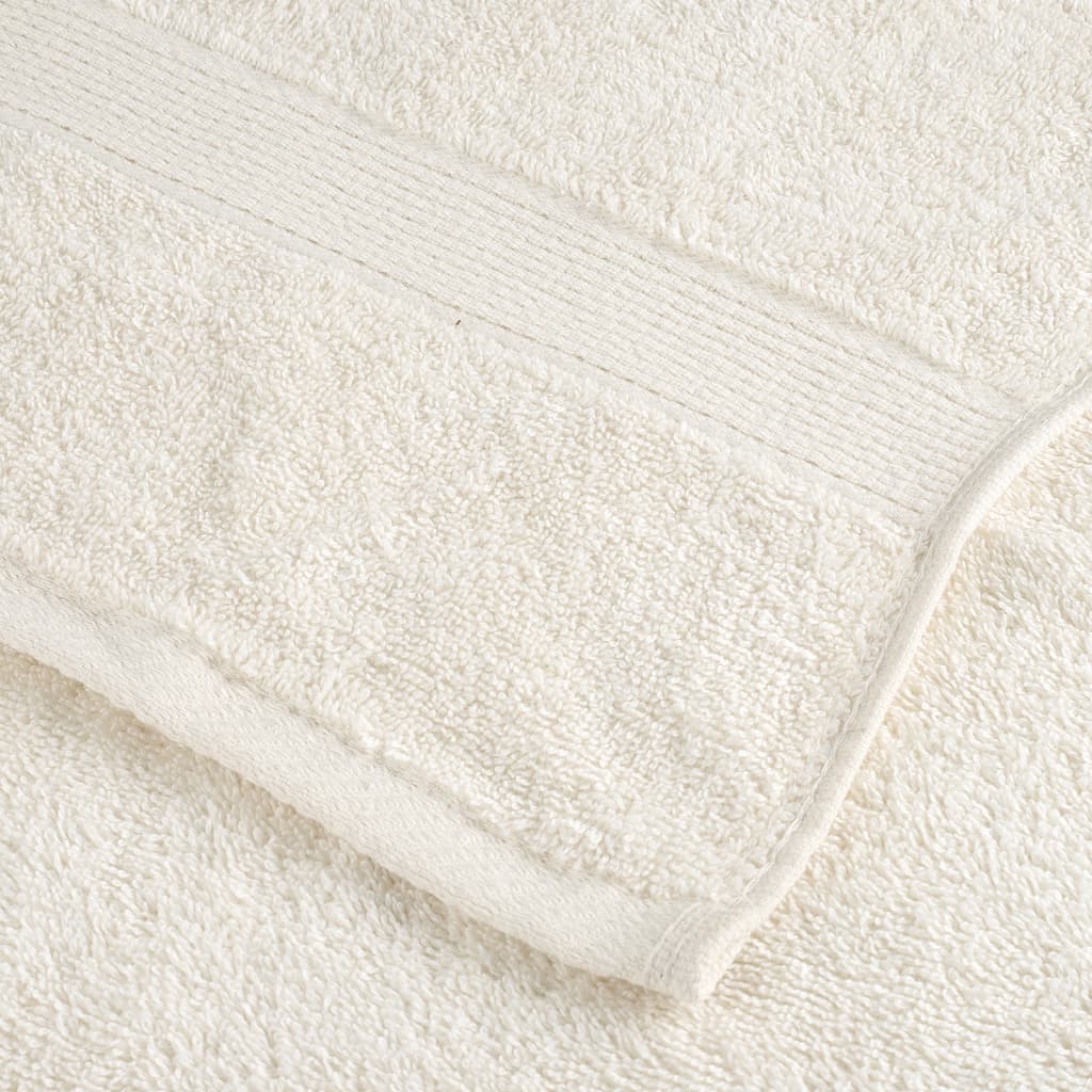 håndklæder SOLUND 10 stk. Premium 100x200cm 600g/m2 cremefarvet