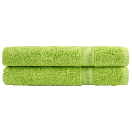 saunahåndklæder SOLUND 2 stk. Premium 80x200cm 600g/m2 æblegrøn