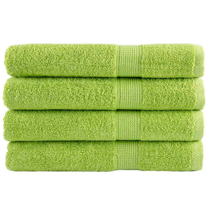 saunahåndklæder SOLUND 4 stk. Premium 80x200cm 600g/m2 æblegrøn