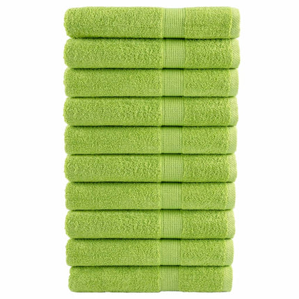 saunahåndklæder SOLUND 10stk. Premium 80x200cm 600g/m2 æblegrøn
