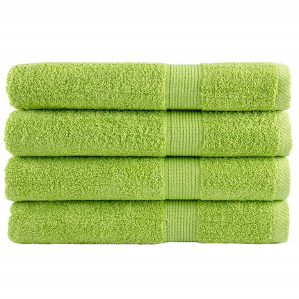håndklæder SOLUND 4 stk. Premium 100x200 cm 600 g/m2 æblegrøn