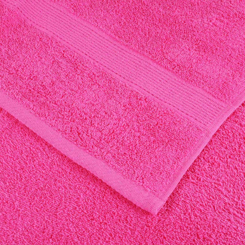 Gæstehåndklæde SOLUND 4 pcs Lyserød 15 x 21 cm 550 gsm