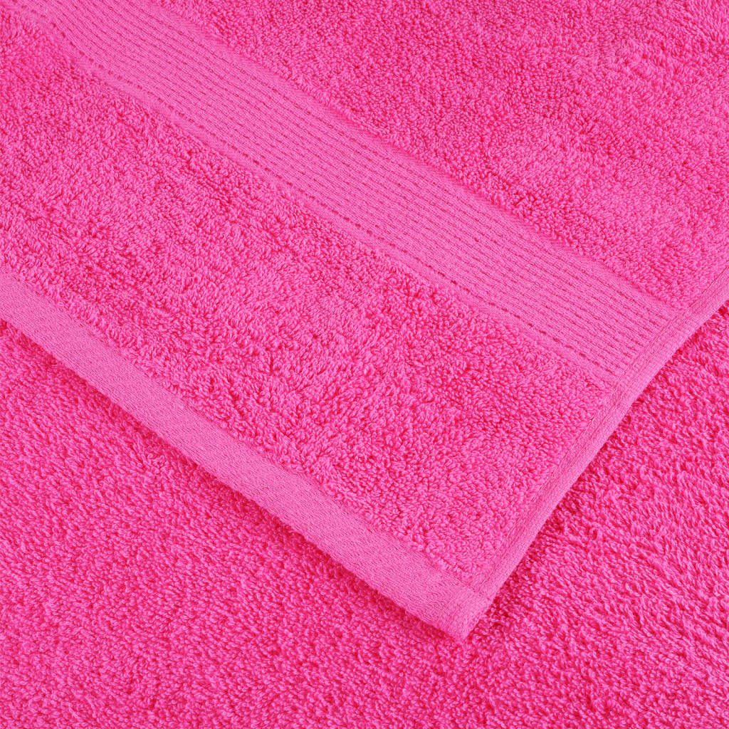 gæstehåndklæder SOLUND 10 stk. Premium 30x50 cm 600 g/m2 pink