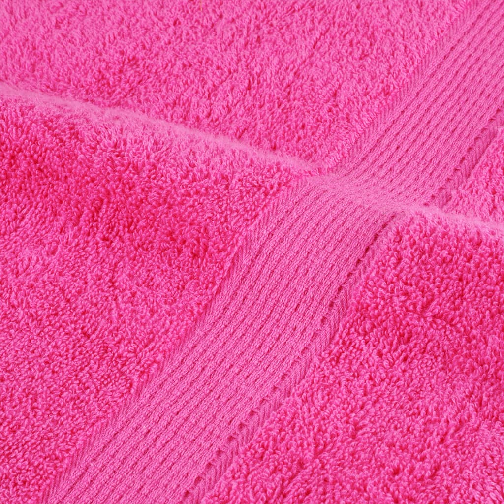 håndklæder SOLUND 2 stk. Premium 50x100 cm 600 g/m2 pink