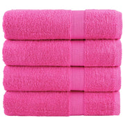 håndklæder SOLUND 4 stk. Premium 50x100 cm 600 g/m2 pink