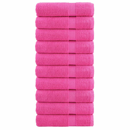 håndklæder SOLUND 10 stk. Premium 50x100 cm 600 g/m2 pink