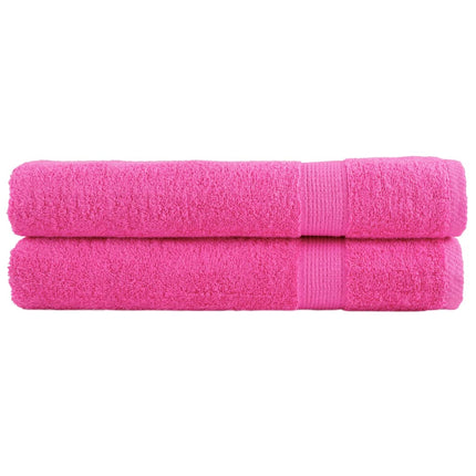 saunahåndklæder SOLUND 2 stk. Premium 80x200 cm 600 g/m2 pink