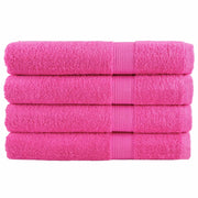 håndklæder SOLUND 4 stk. Premium 100x200 cm 600 g/m2 pink