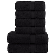 håndklæder 6 stk. Premium SOLUND 600 g/m2 sort