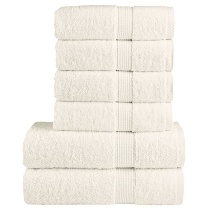 håndklæder 6 stk. Premium SOLUND 600 g/m2 creme