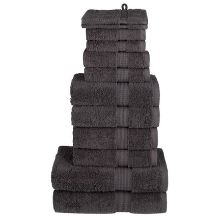 håndklæder 12 stk. Premium SOLUND 600 g/m2 antracit