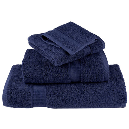 håndklæder 12 stk. Premium SOLUND 600 g/m2 marineblå