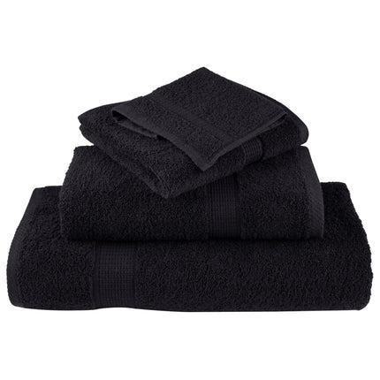 håndklæder 12 stk. Premium SOLUND 600 g/m2 sort