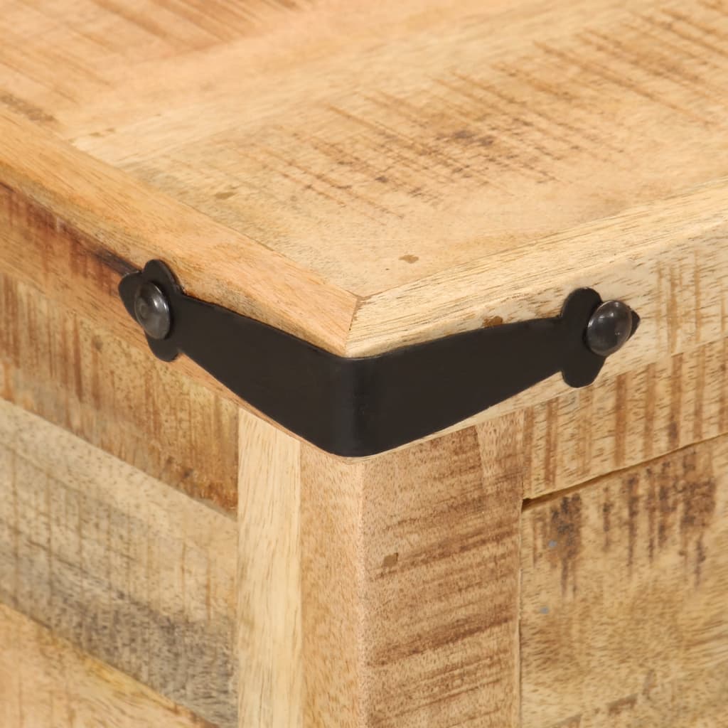 sengebord 40x40x50 cm massivt mangotræ